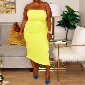 CUSHNIE x Target Strapless Neon Dress Size 22W